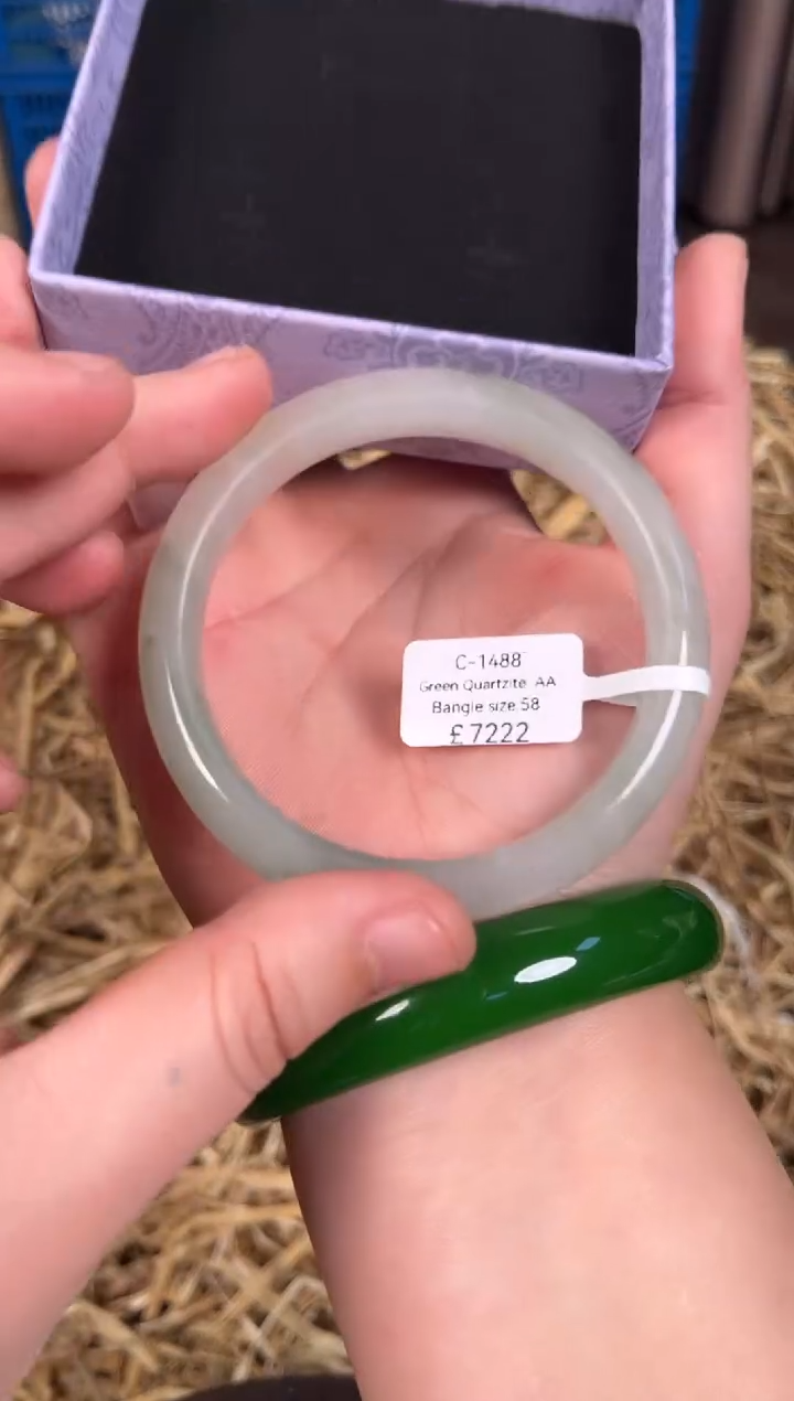 未镶嵌手镯石英质玉C1488