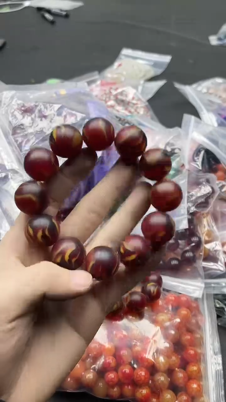 【闪购商品】硅化珊瑚手串未镶嵌423手串