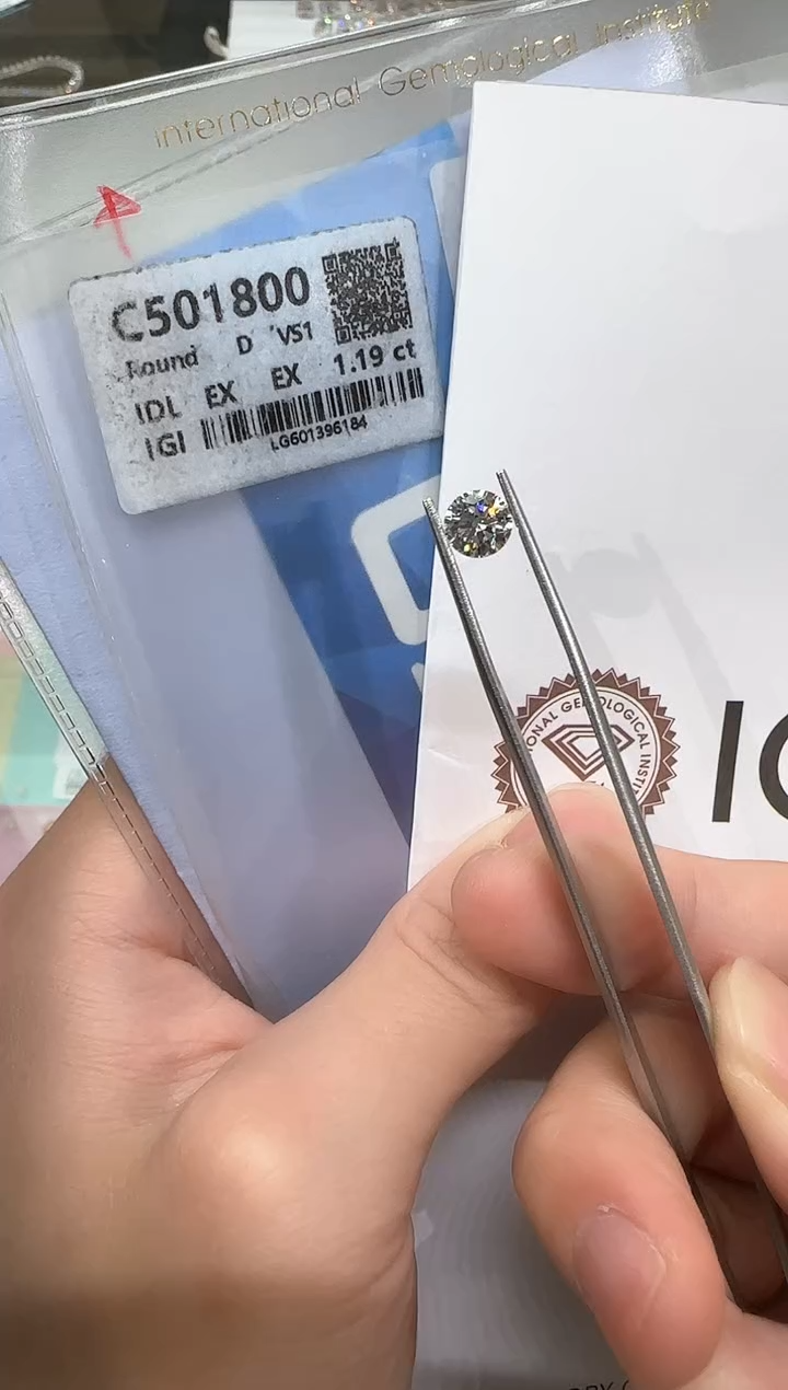【闪购商品】实验室培育钻石18K金镶嵌@ 1.19ct 先鉴赏，再定制！