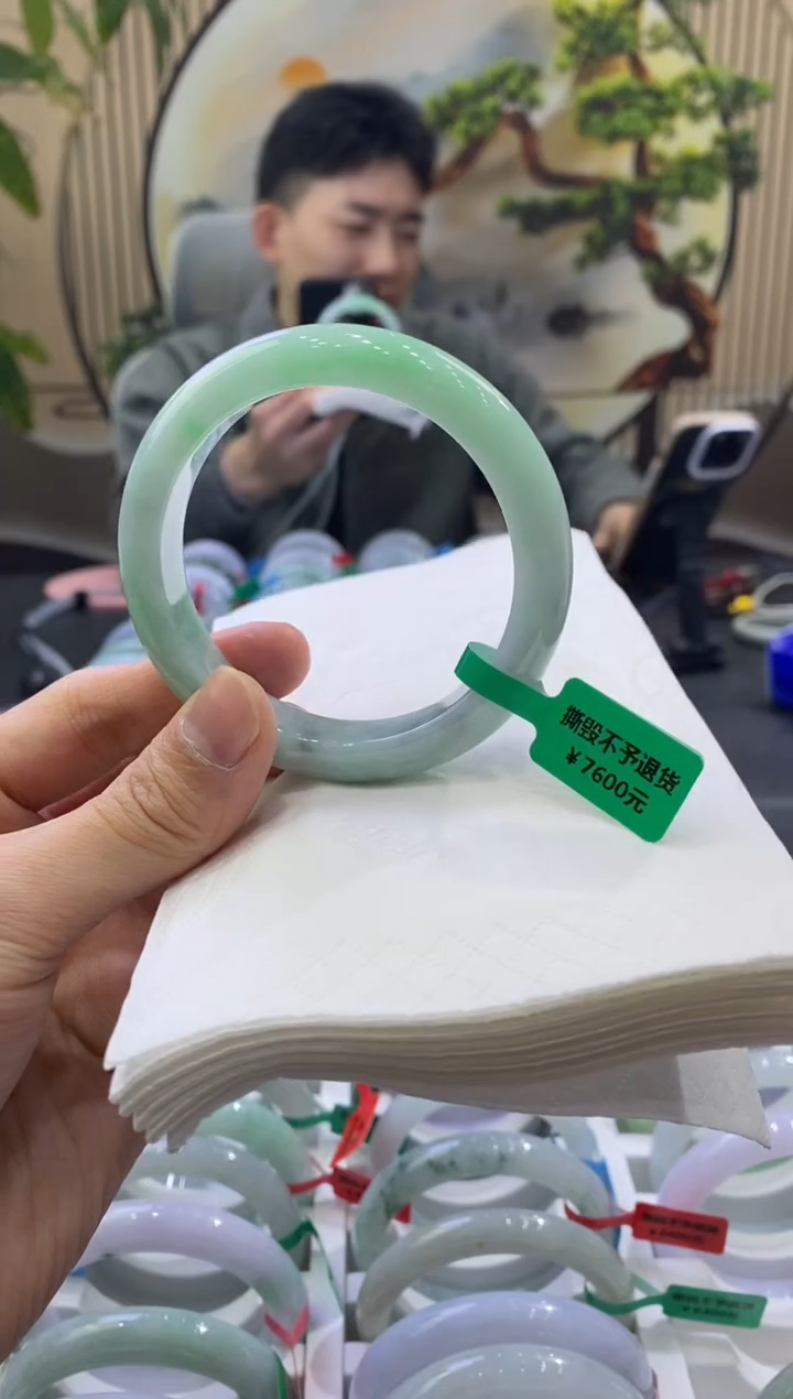 未镶嵌手镯翡翠9488