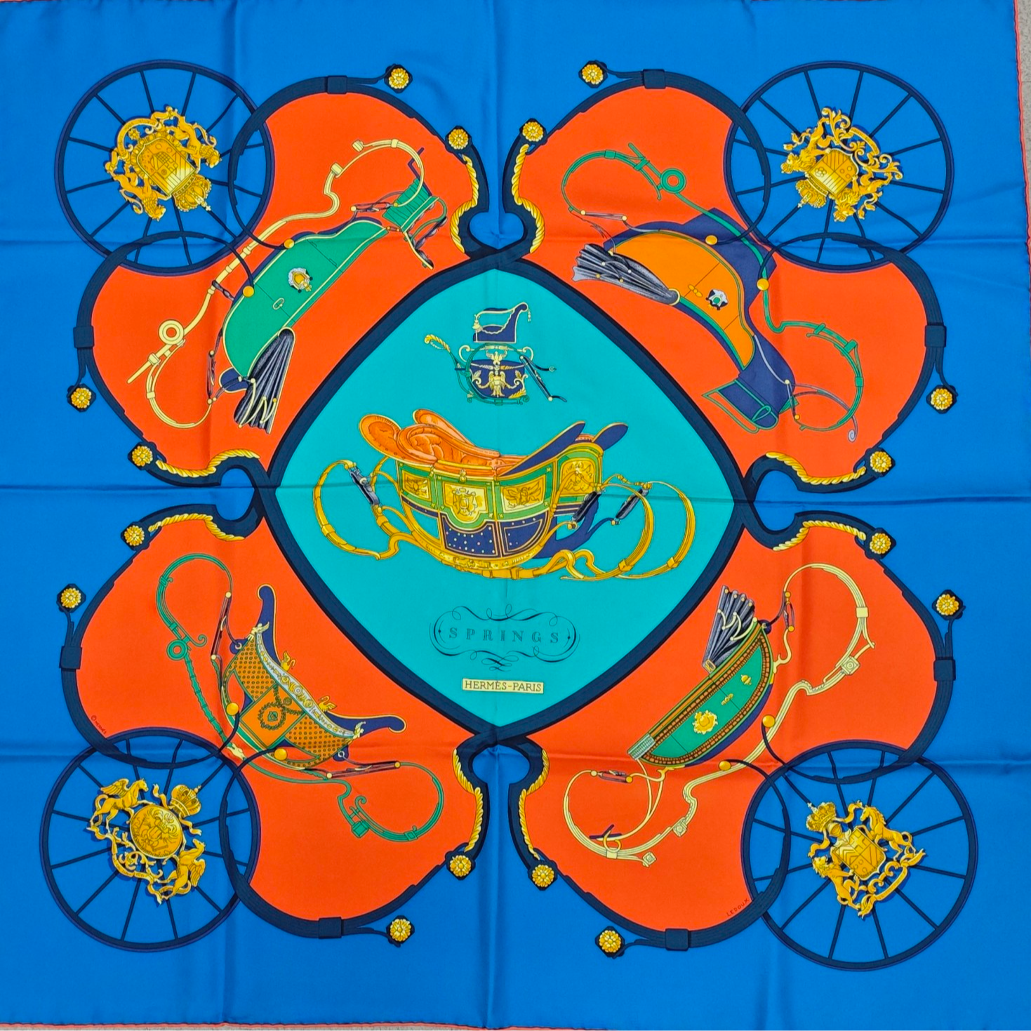 99新 Hermes/爱马仕 夏vv0909/丝巾/16053652