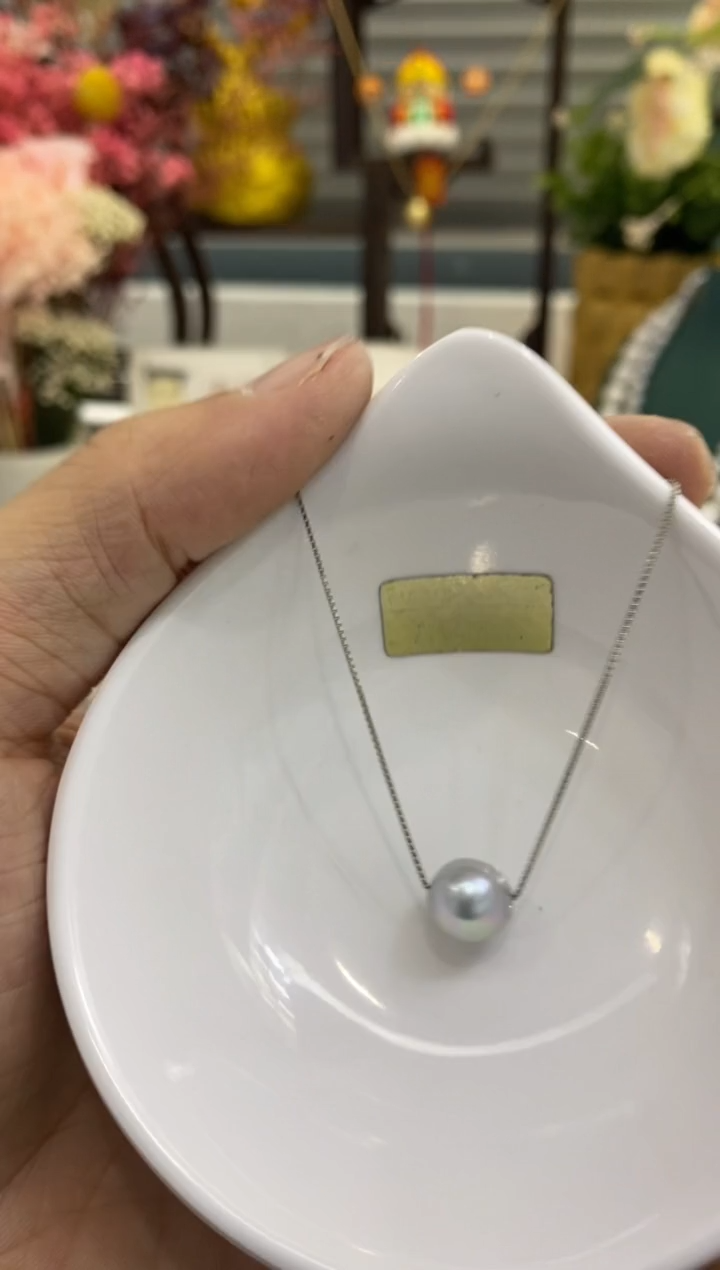 【闪购商品】海水珍珠BG未镶嵌珍珠吊坠赠链@@P0363