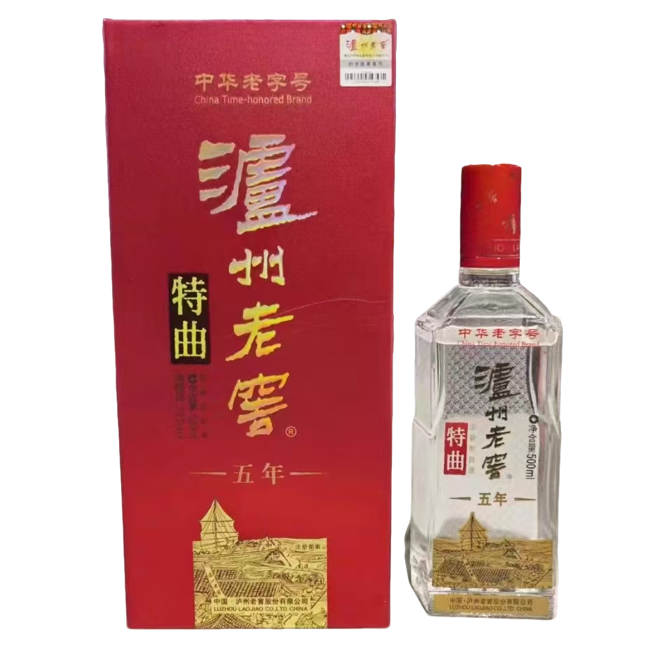 泸州老窖特曲5年2013年份浓香型酒52度500ML*1瓶