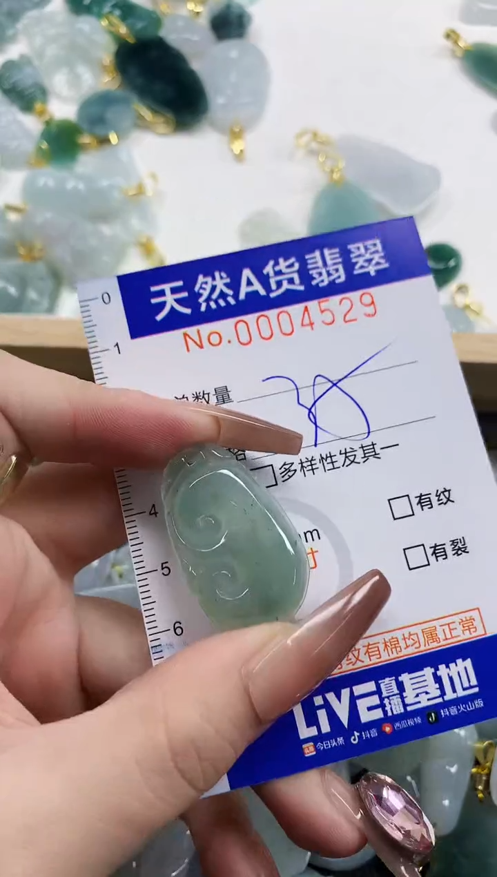颈饰未镶嵌翡翠天然A货翡翠