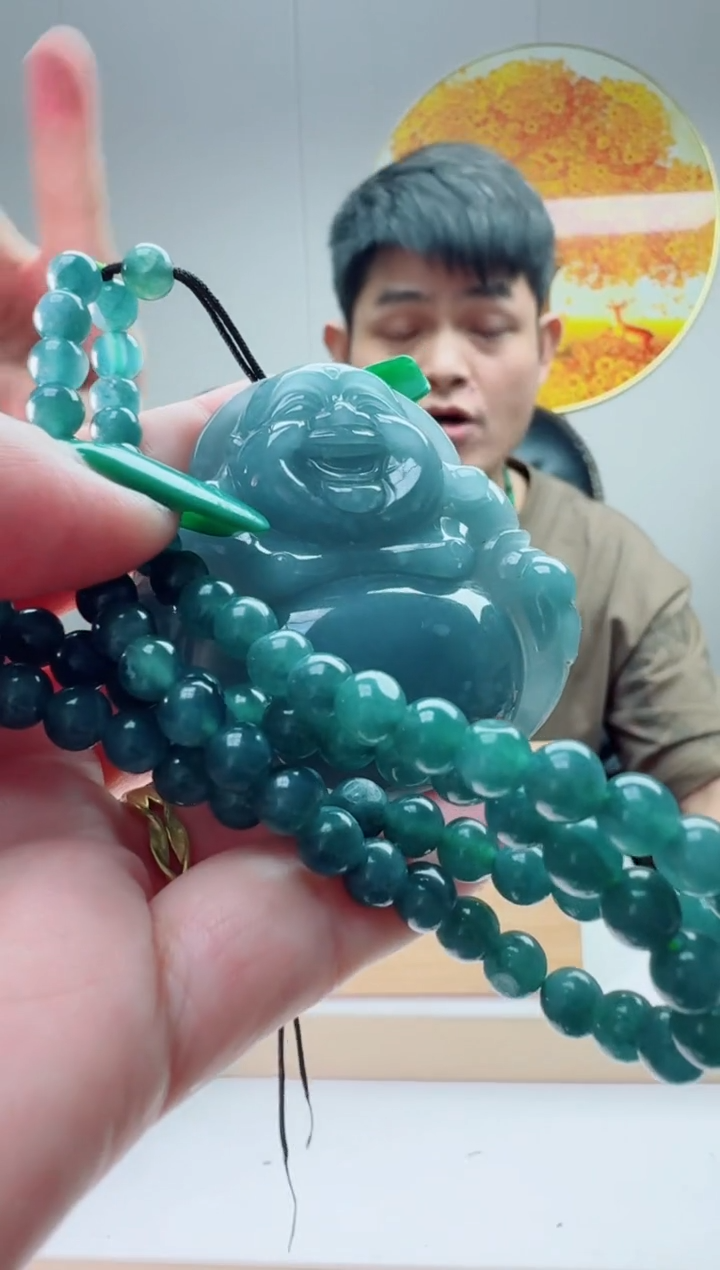 翡翠未镶嵌颈饰多样性随机发其一