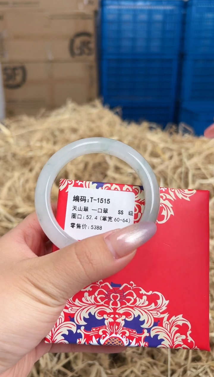 未镶嵌手镯石英质玉T-1515