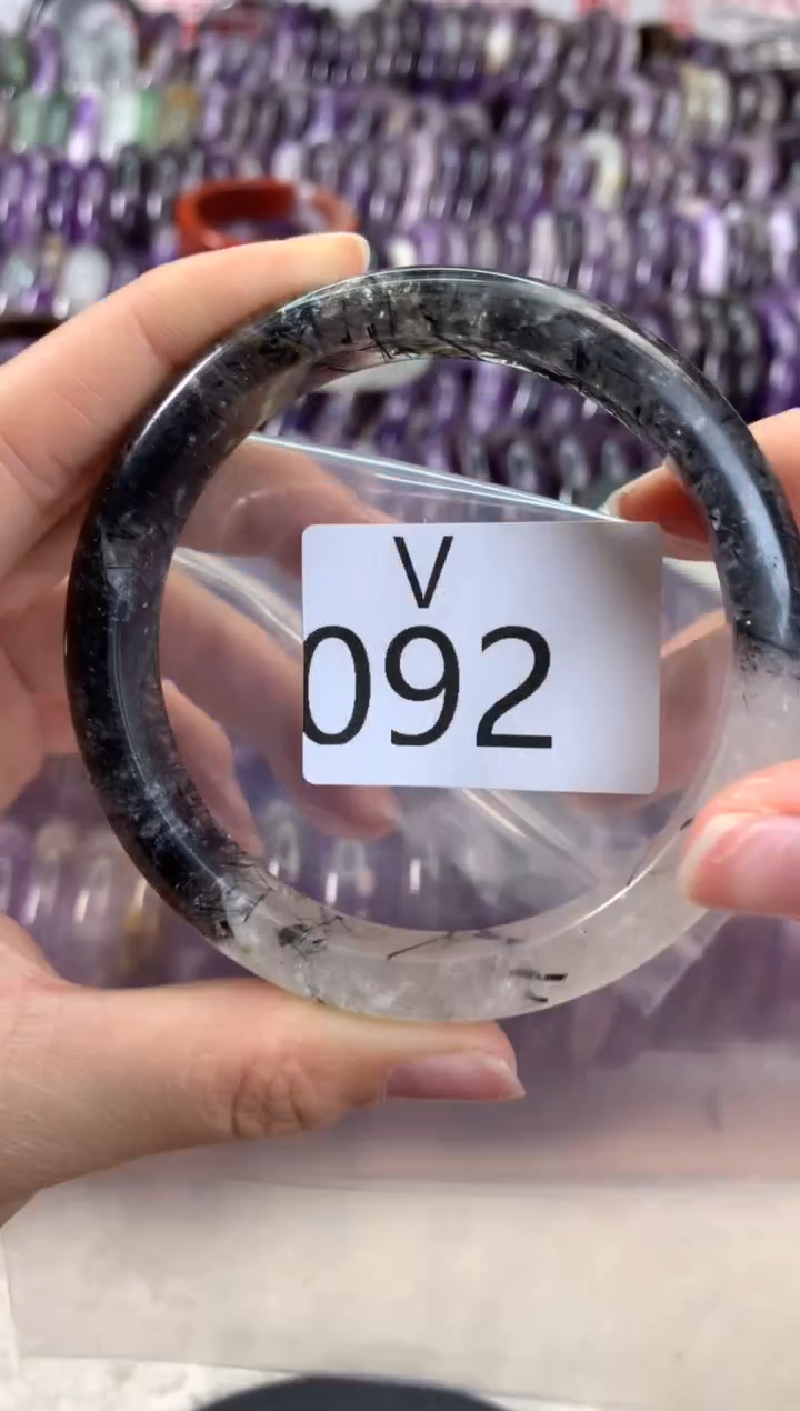 【闪购商品】水晶水晶手镯V未镶嵌092-62