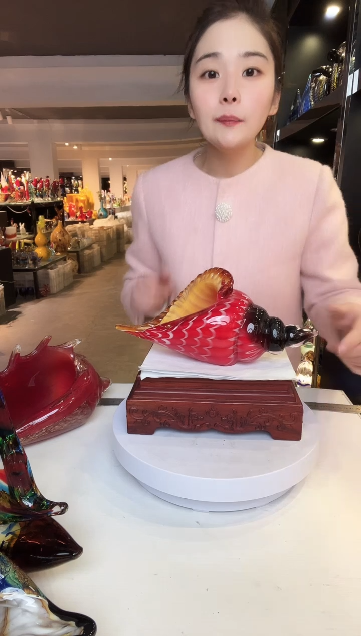 【闪购商品】茶盏琉璃摆件家居摆件