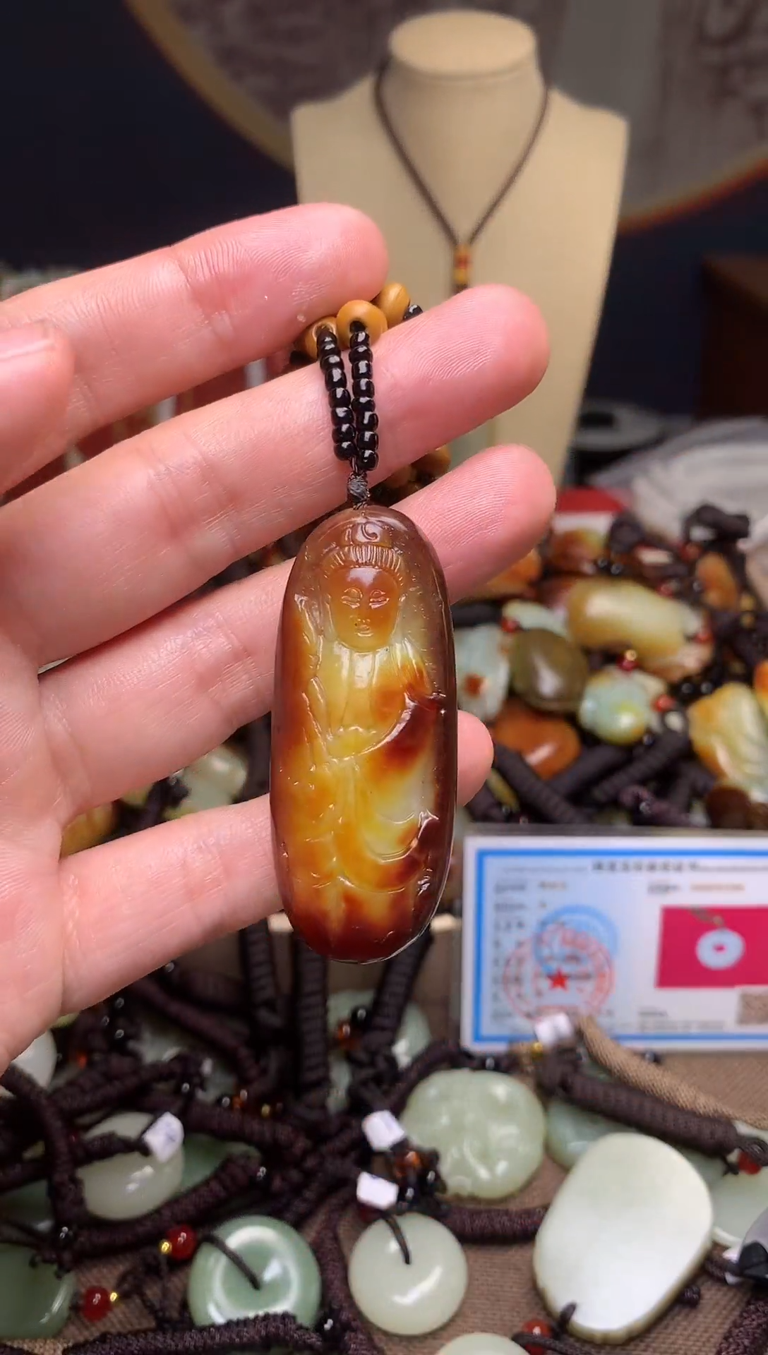 颈饰未镶嵌和田玉新疆料青海料清水和田玉吊坠