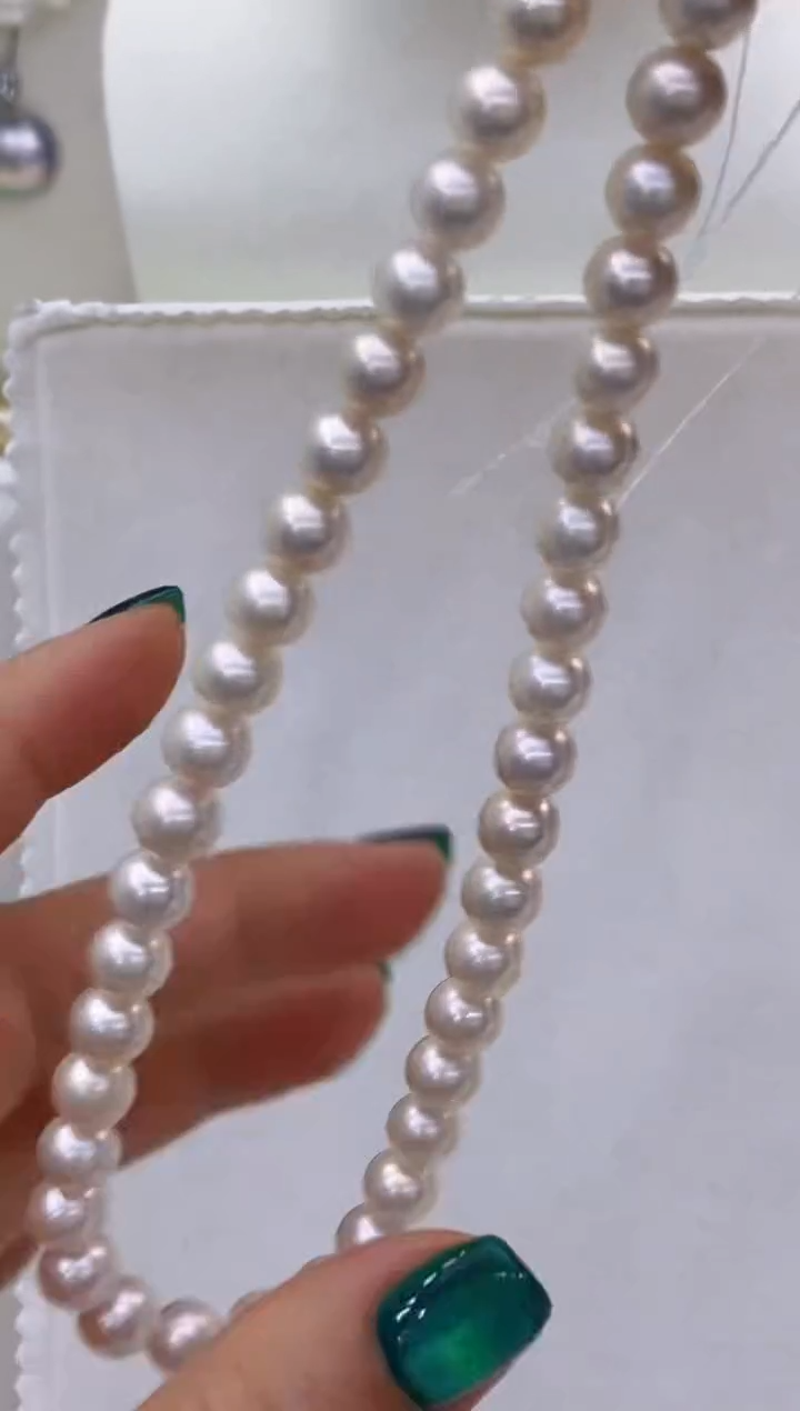 【闪购商品】淡水珍珠项链未镶嵌87 7.3-8.3mm