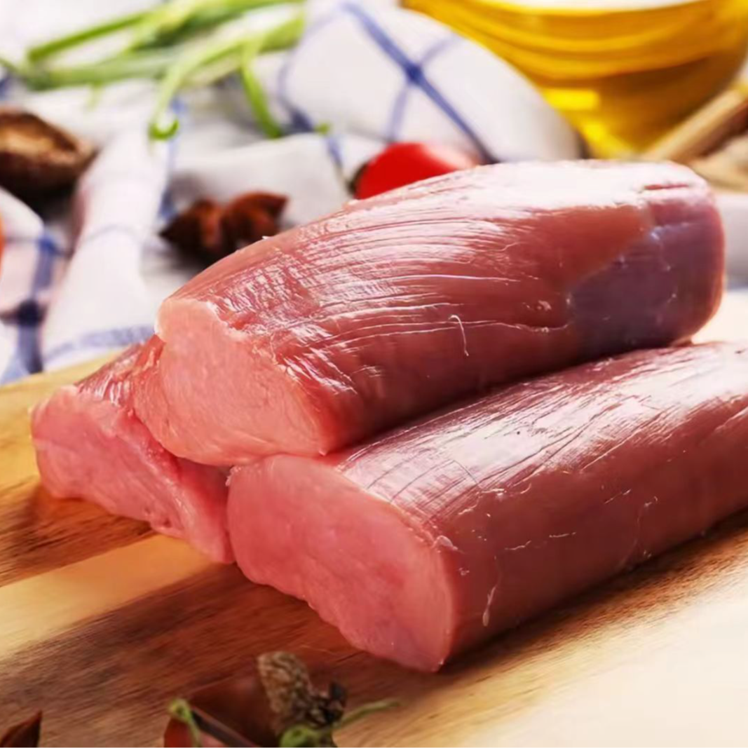 【小里脊】东北农村笨猪黑猪肉