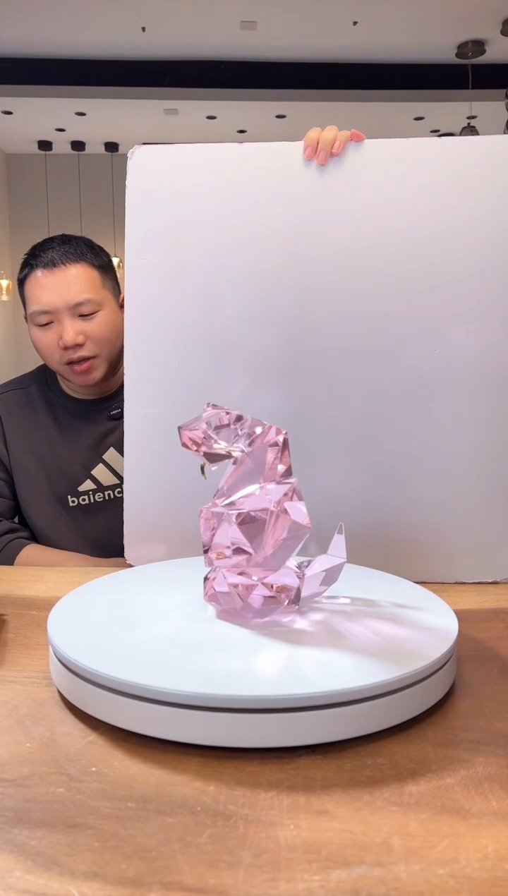 【闪购商品】茶宠大号粉色钻蛇纳福
