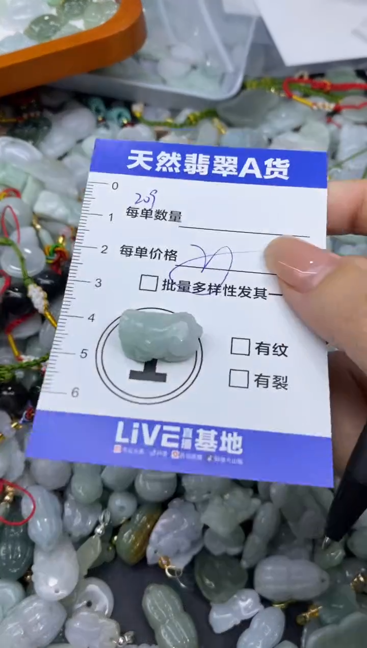 颈饰未镶嵌翡翠天然翡翠A货批量多样性发一件