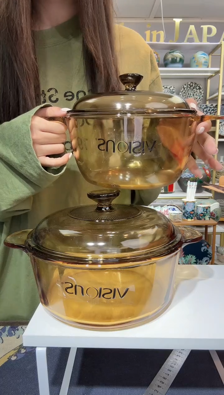 陶瓷康宁锅2.2L+1.5L2件套