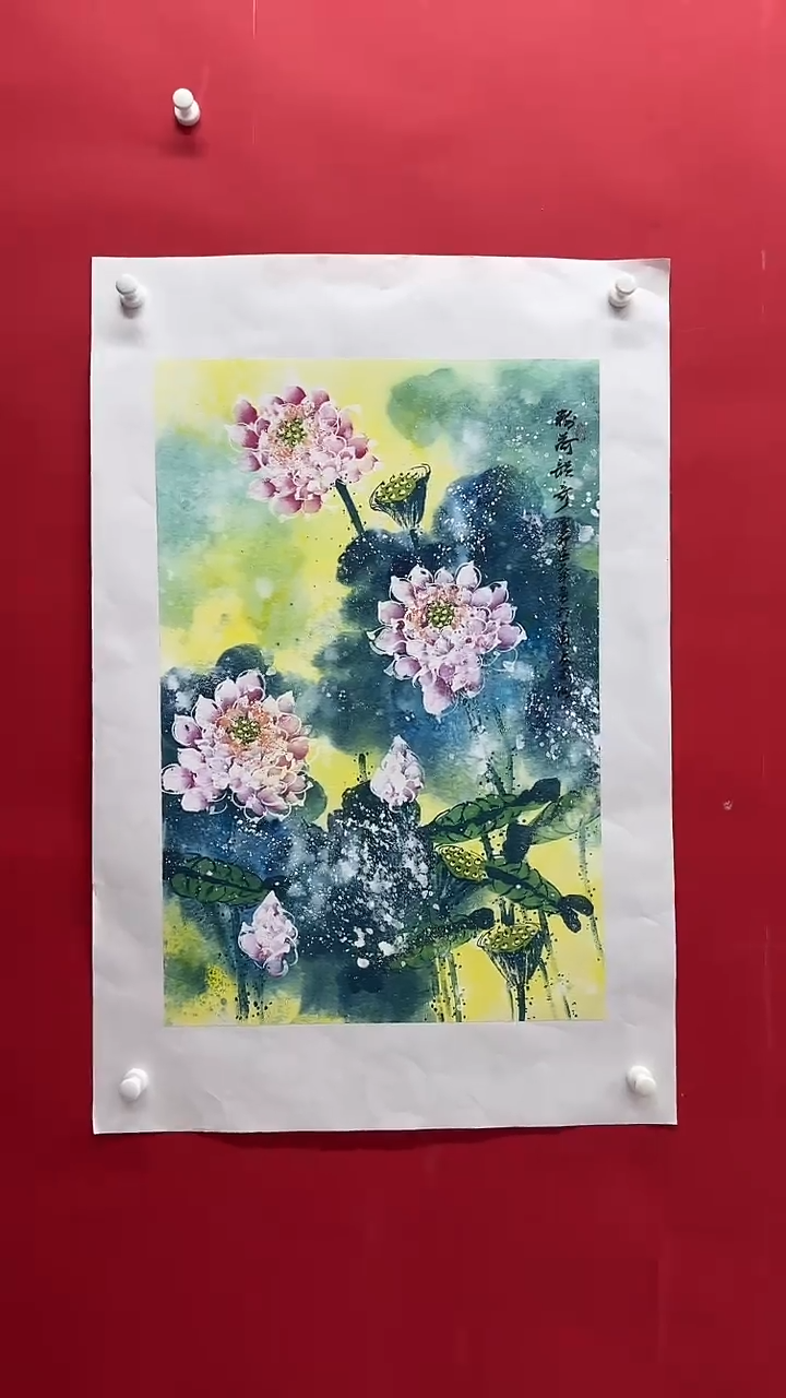 国画作家陆远华纯手绘国画