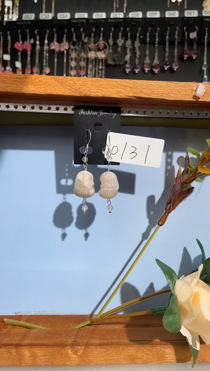 【闪购商品】紫晶耳饰银S925镶嵌喜欢拍