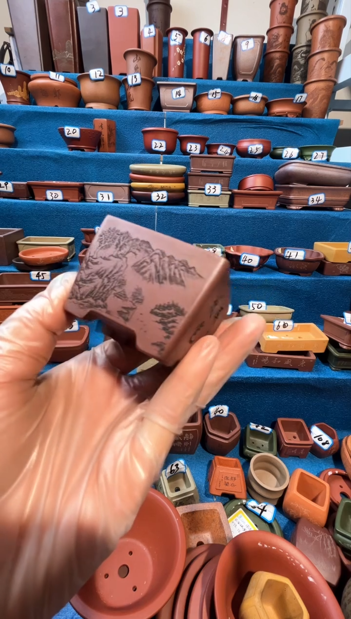 【闪购商品】紫砂紫砂花盆5*3.5