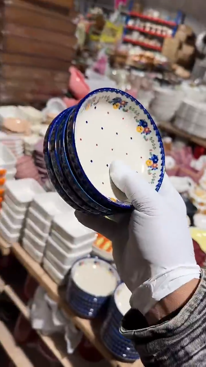 陶瓷4个小碟子微瑕 凑满20元包邮