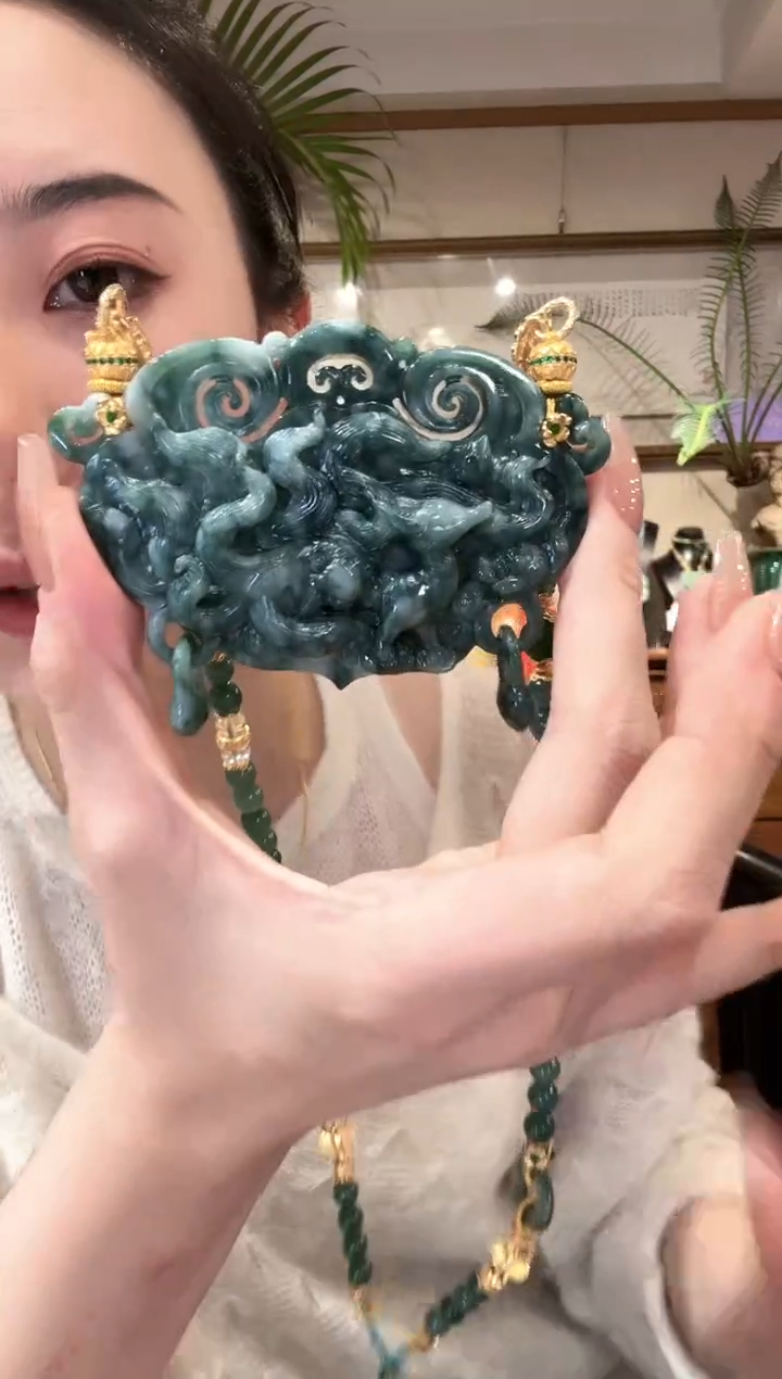 【闪购商品】翡翠颈饰未镶嵌国风