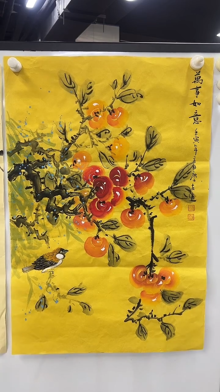 国画花鸟画手绘作品