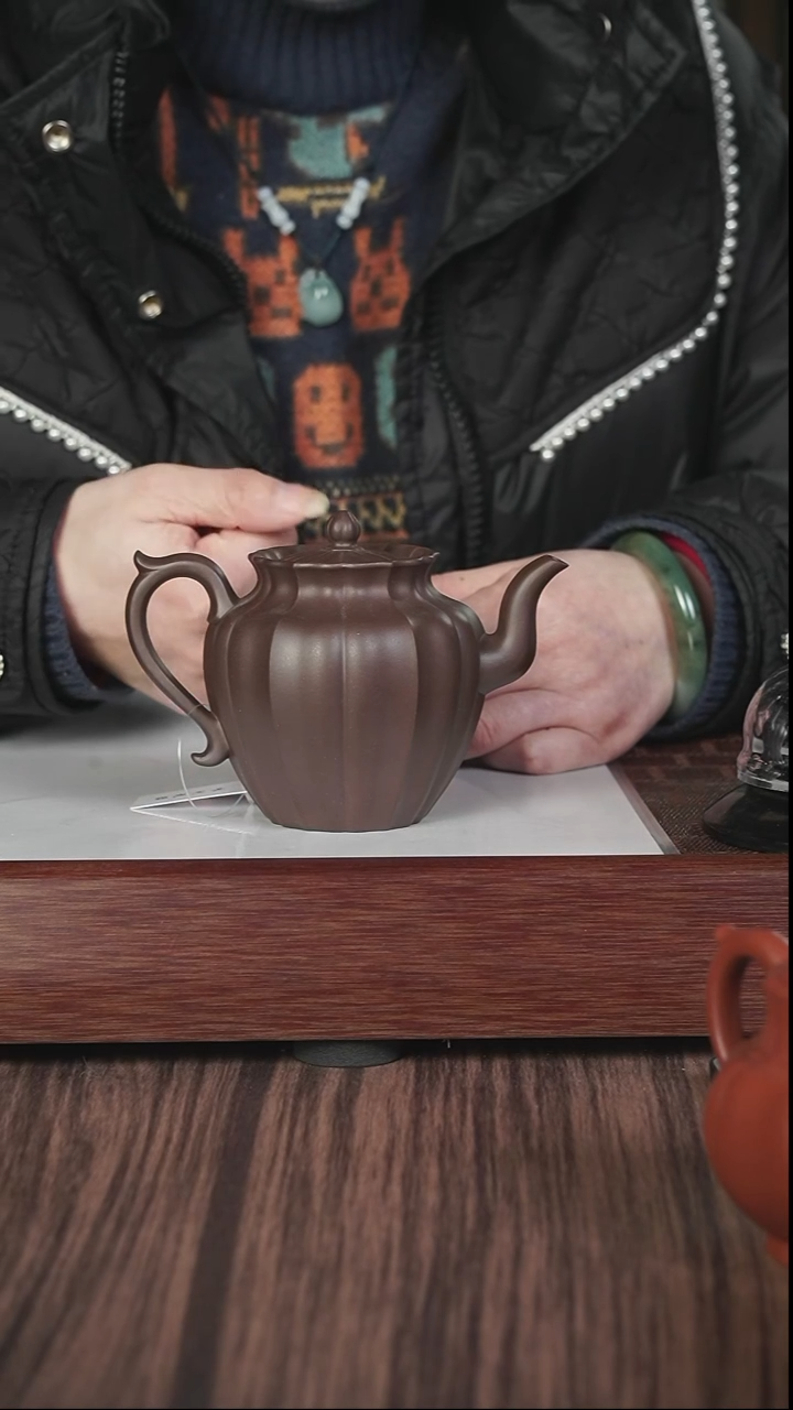 【闪购商品】紫砂茶壶筋纹 底槽清  生命