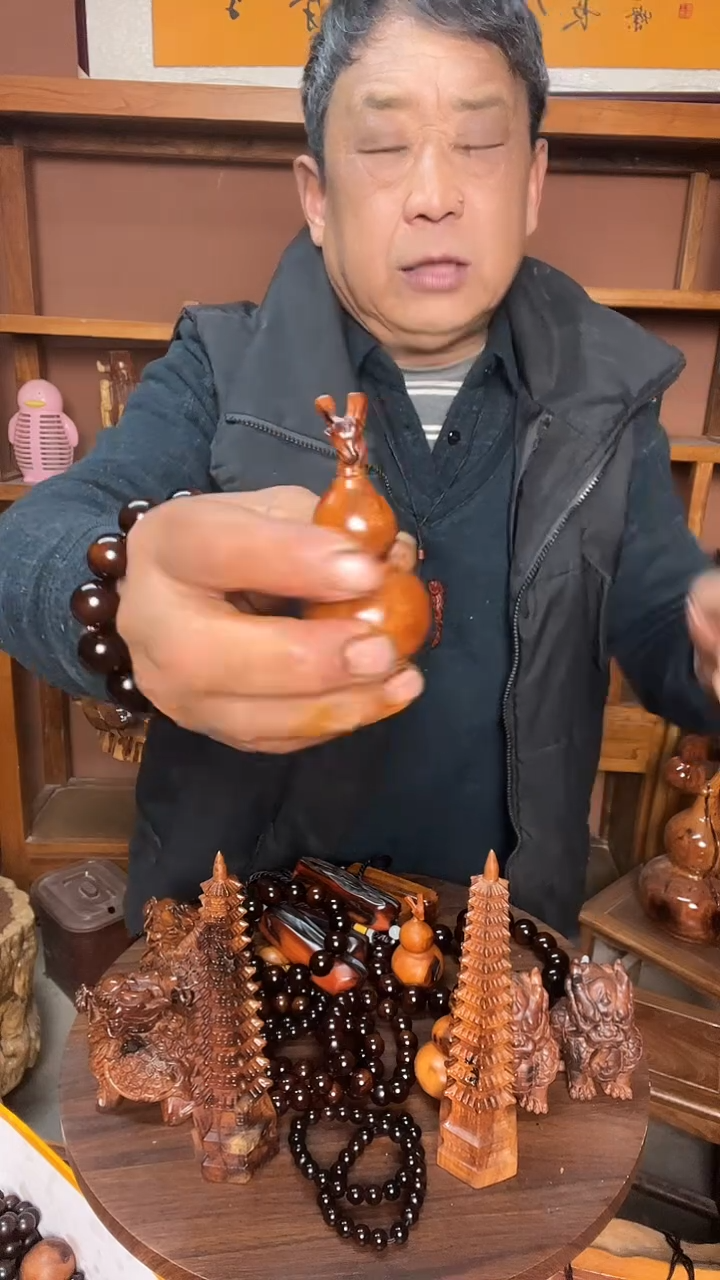 枣木雷击枣木龙头葫芦