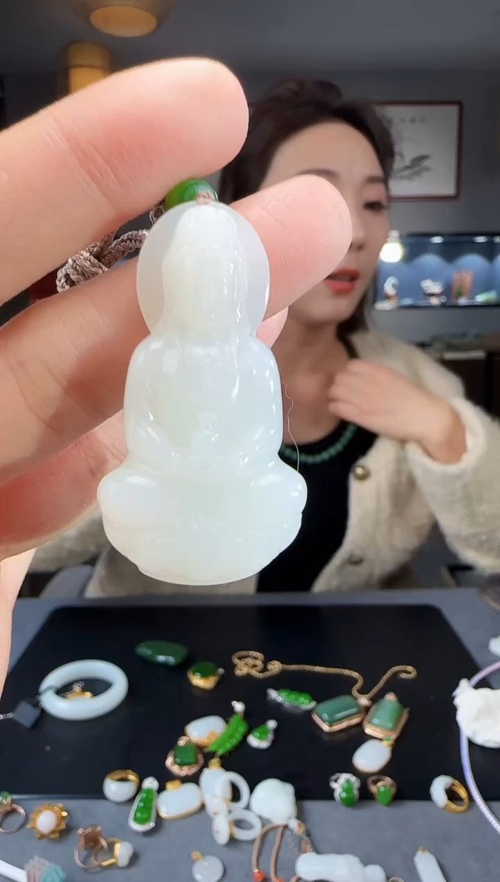 【闪购商品】和田玉吊坠(不含链)未镶嵌1