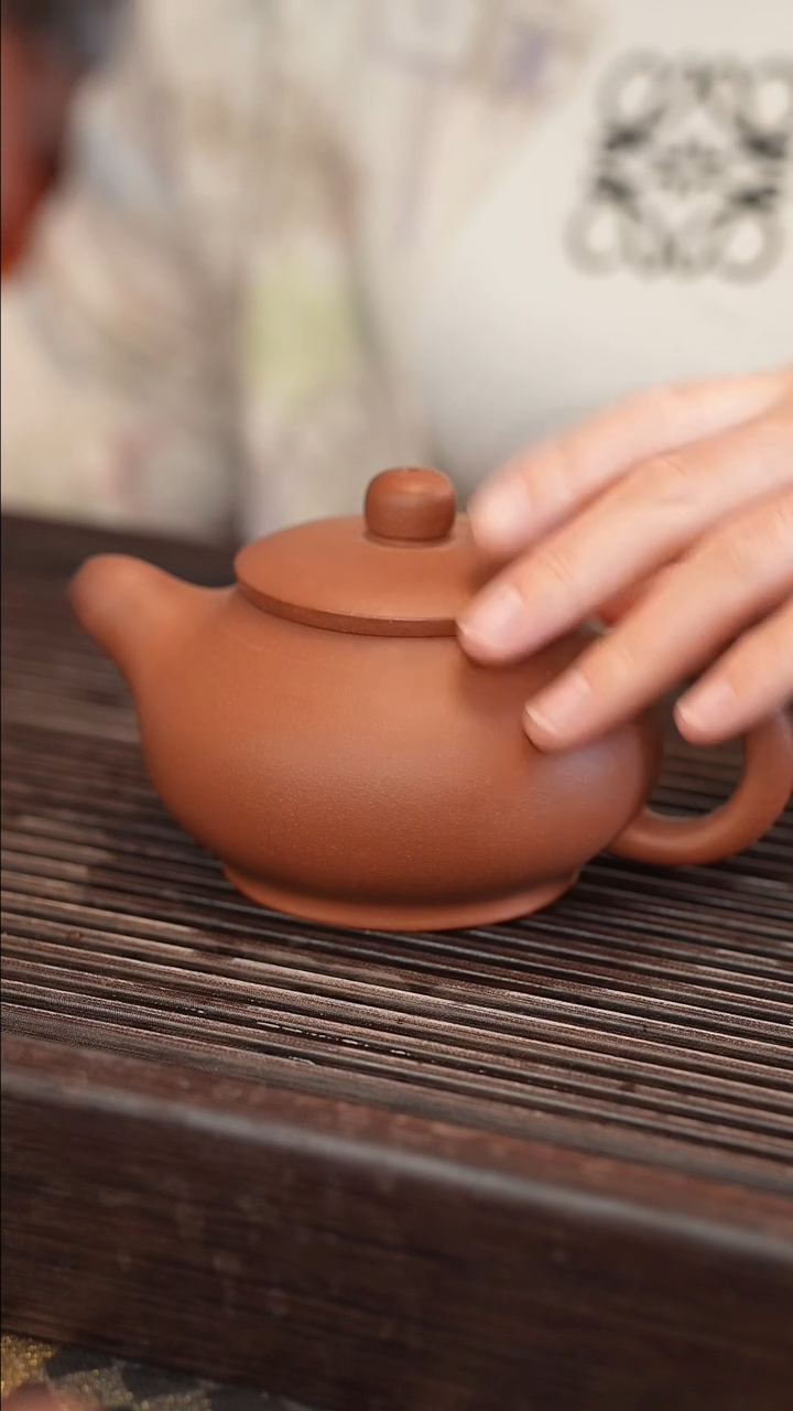 茶壶紫砂原矿手工制作 封釉 裂 花盆