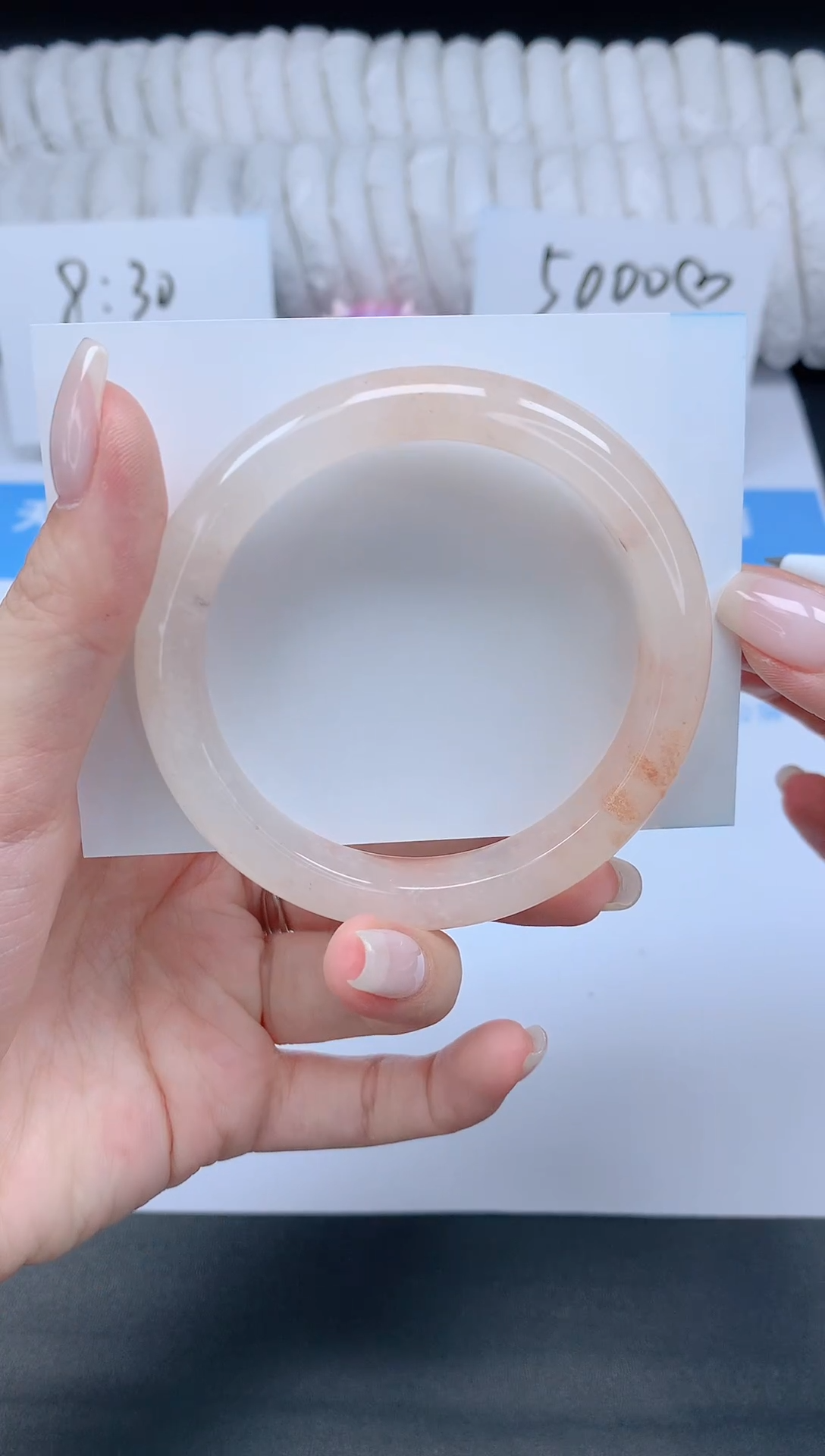 石英质玉手镯未镶嵌K157-56.6