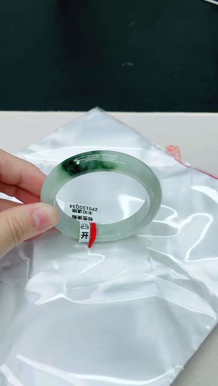 翡翠未镶嵌手镯天然A货翡翠55