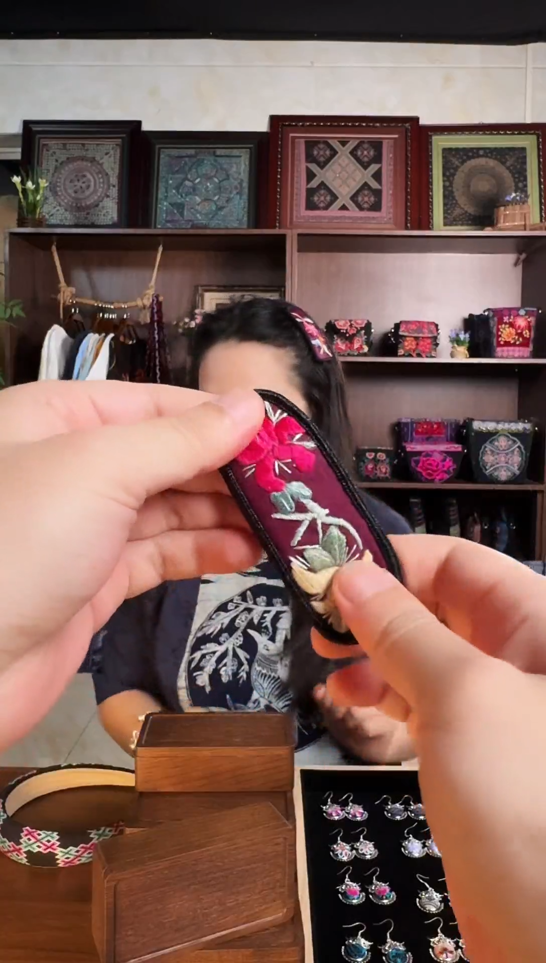 刺绣 贵州苗绣非遗集市