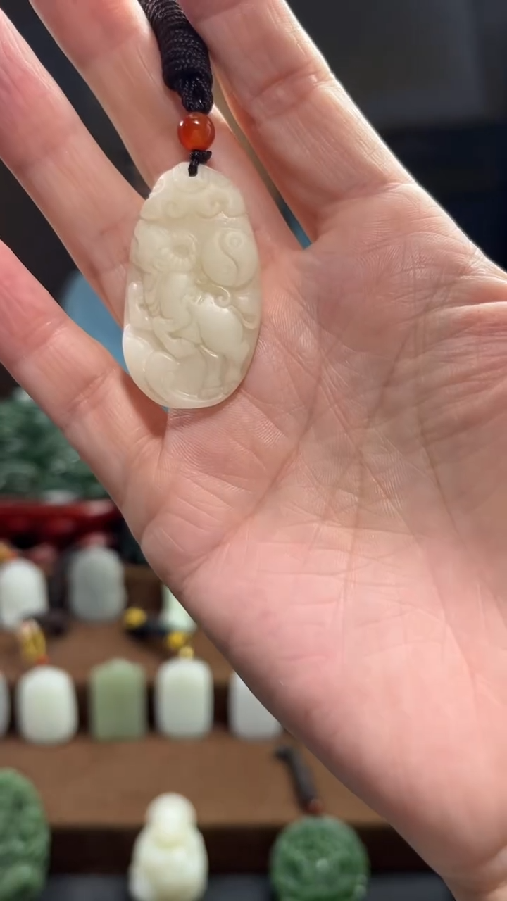吊坠(不含链)未镶嵌和田玉·