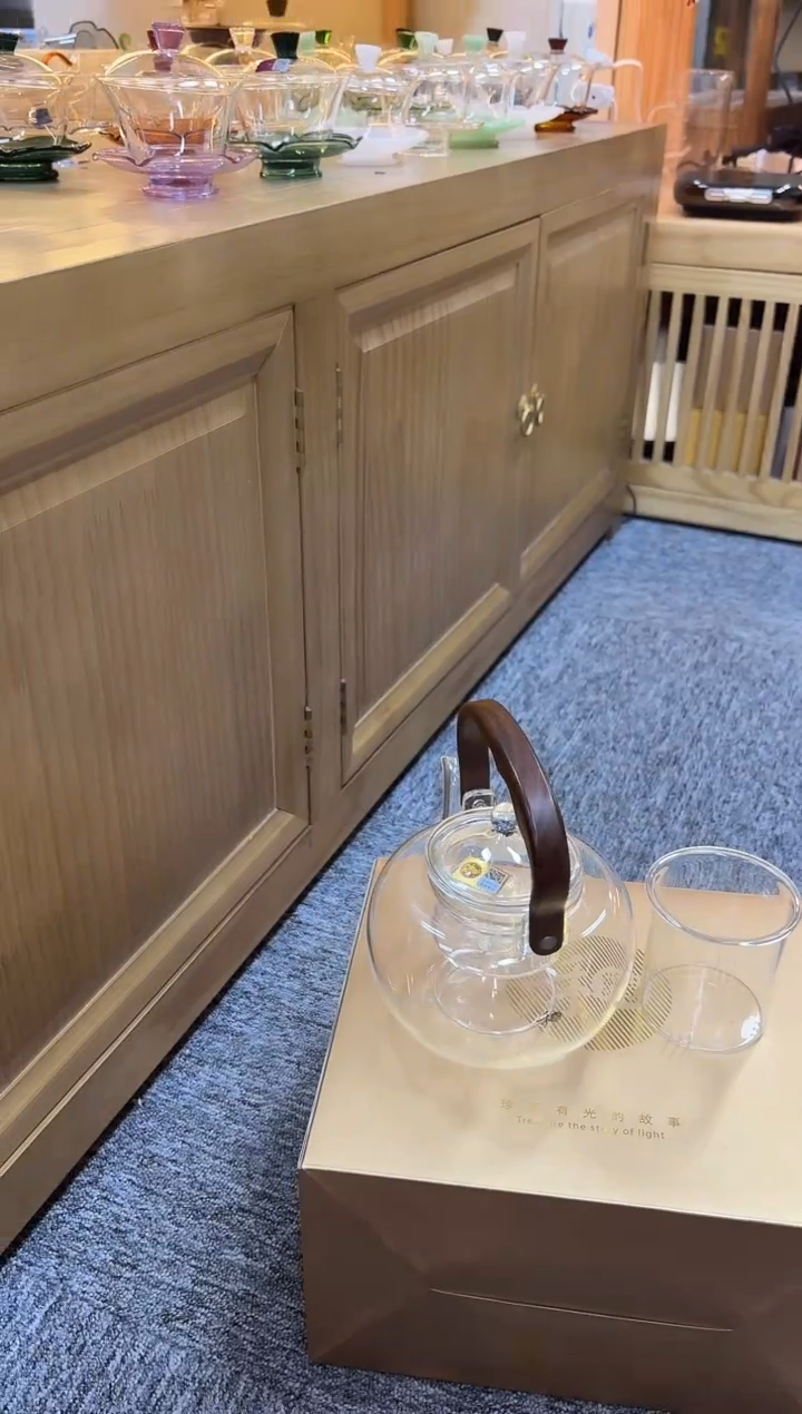 禾器-山雅壶-透明色-双内+清简杯透明色