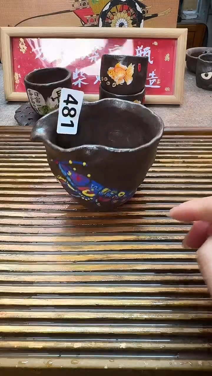 手工粗陶茶具每只不一样