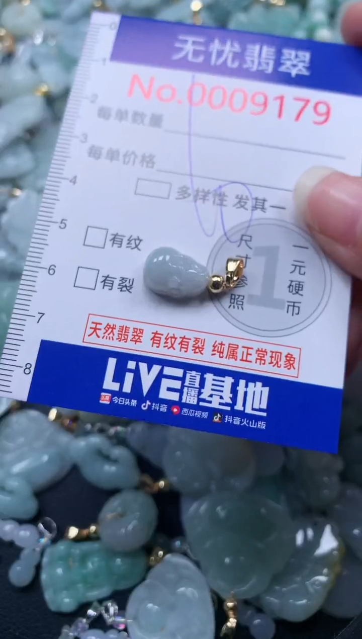 颈饰未镶嵌翡翠9179