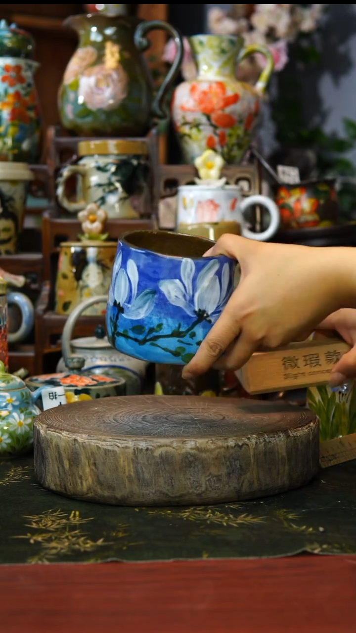 陶瓷134号景德镇手工手绘釉下彩陶瓷