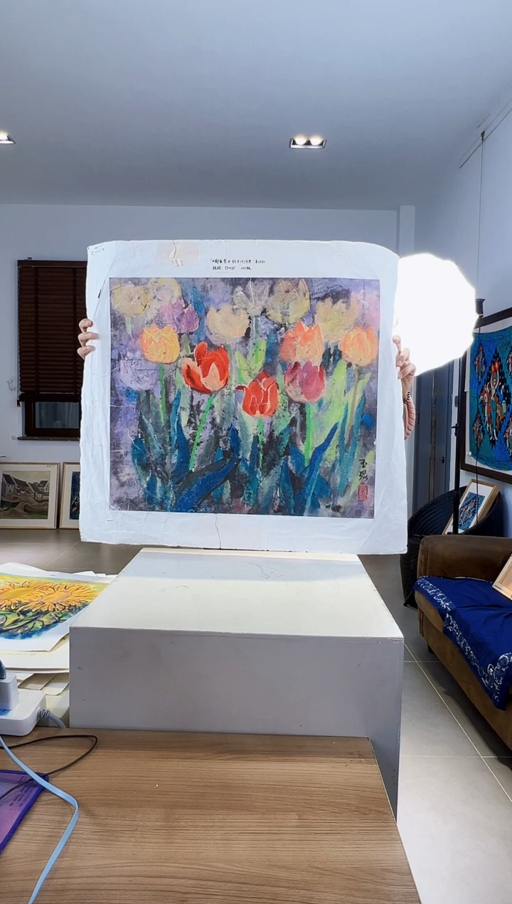 【闪购商品】版画耿玉琨限量作品亲签盖章版画S