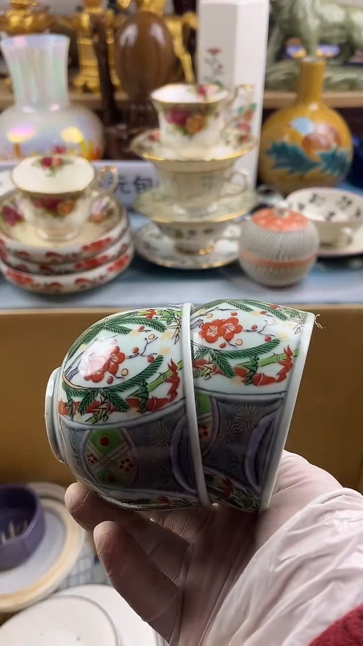 瓷片落***台英歌瓷器满28包邮