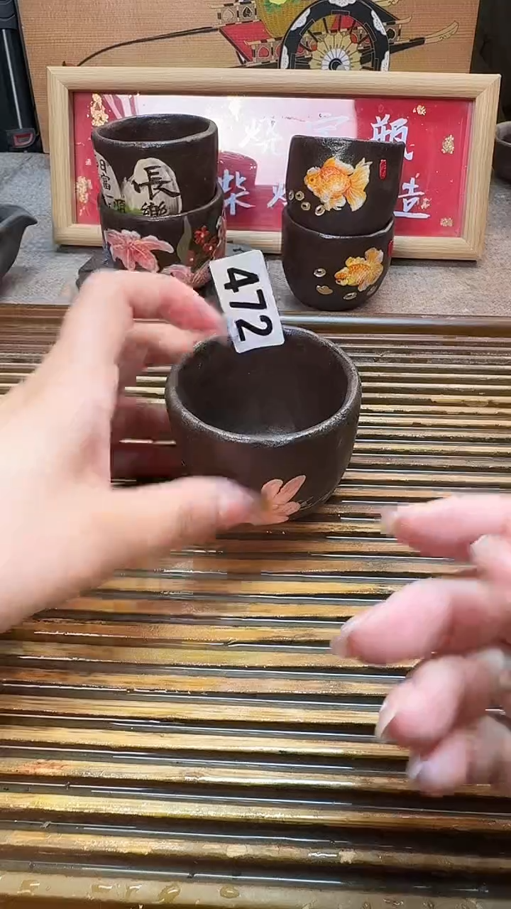 手工粗陶茶具每只不一样