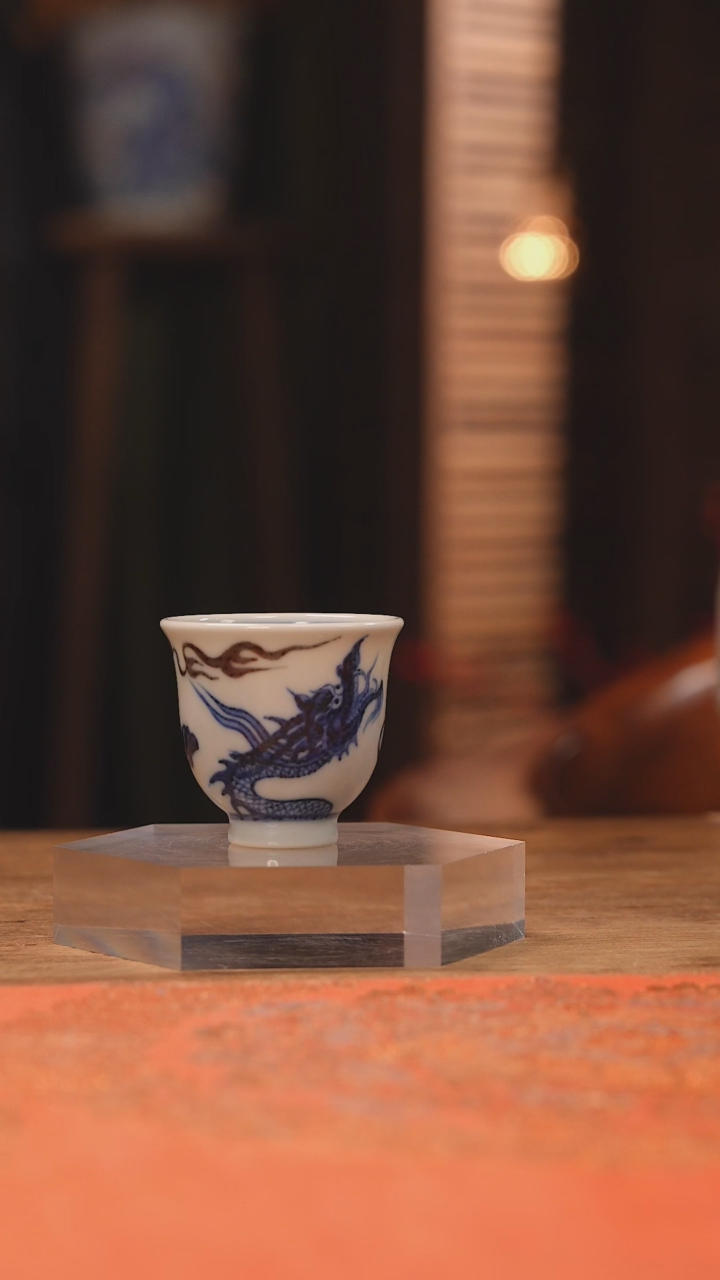 【闪购商品】杯余志剑造 龙纹小杯