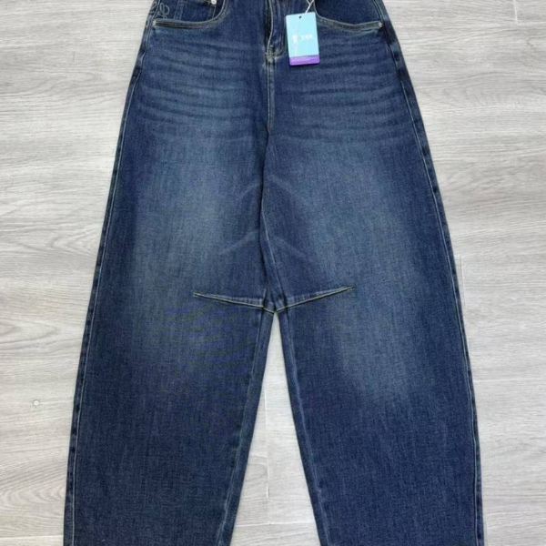 chalan 秋款日系牛仔弯刀裤H25q0101