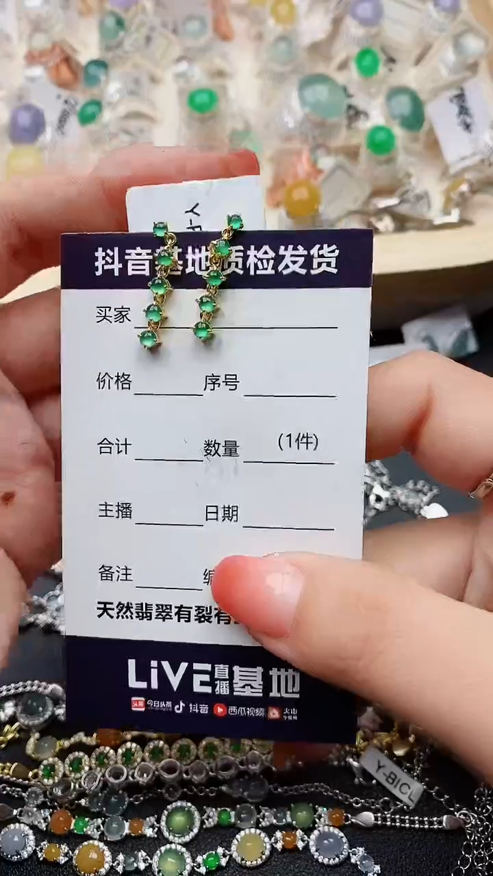 【闪购商品】翡翠耳饰银S925镶嵌...........