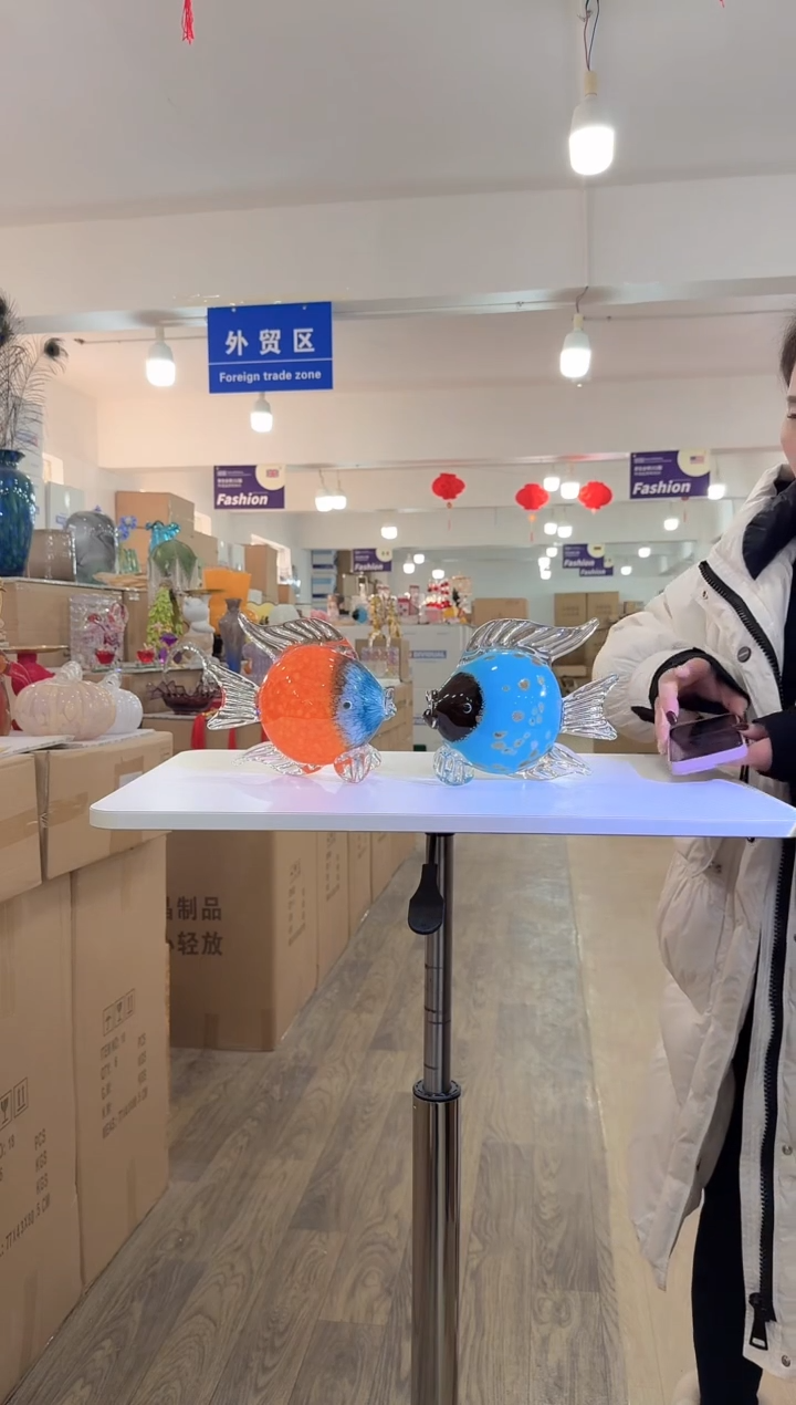 【闪购商品】无铅玻璃洛芙花器-b-早