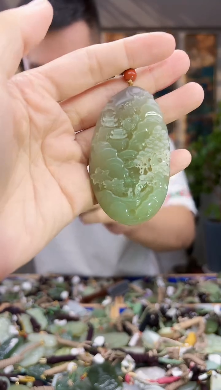 未镶嵌和田玉挂件拍一发一