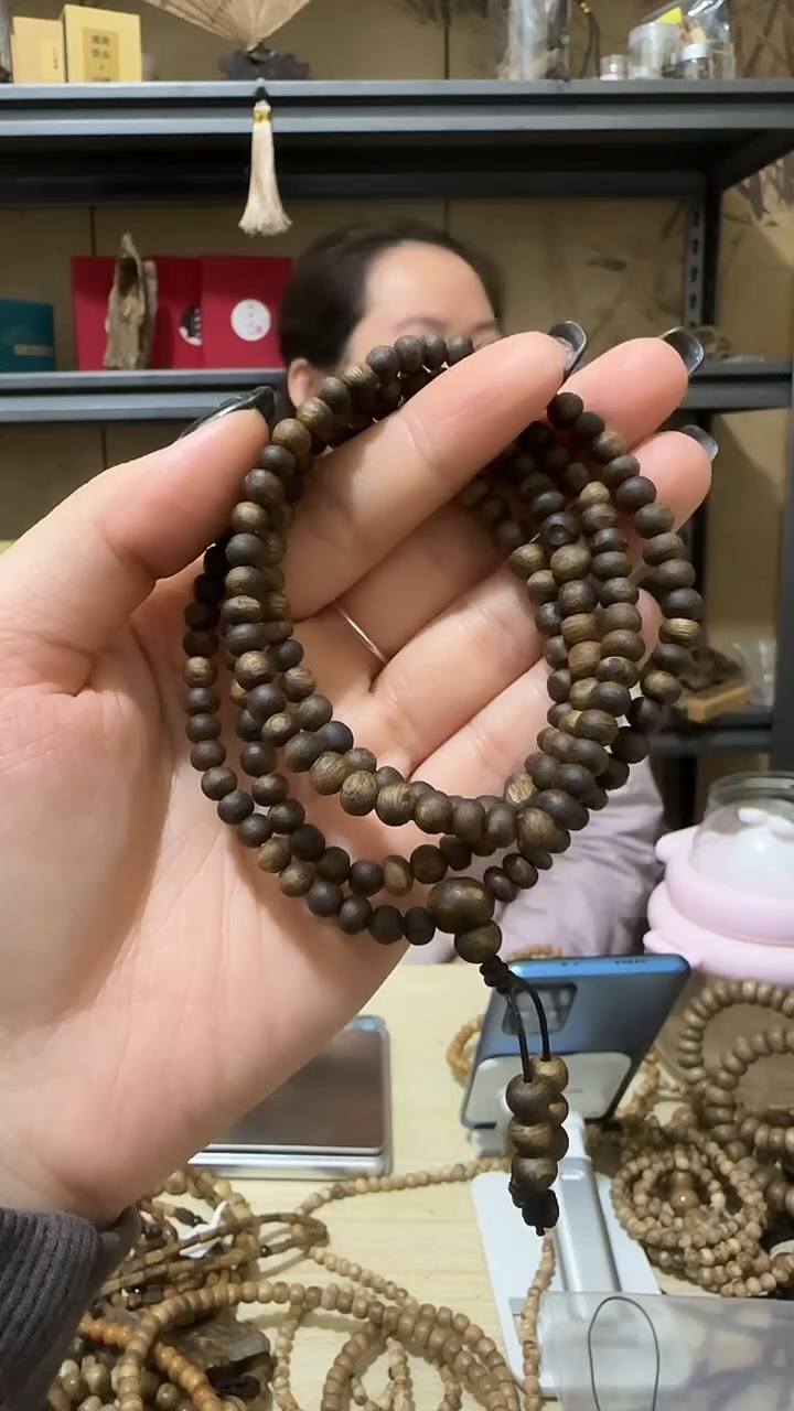 【闪购商品】沉香手串58号棋楠树丁多圈手串10克+