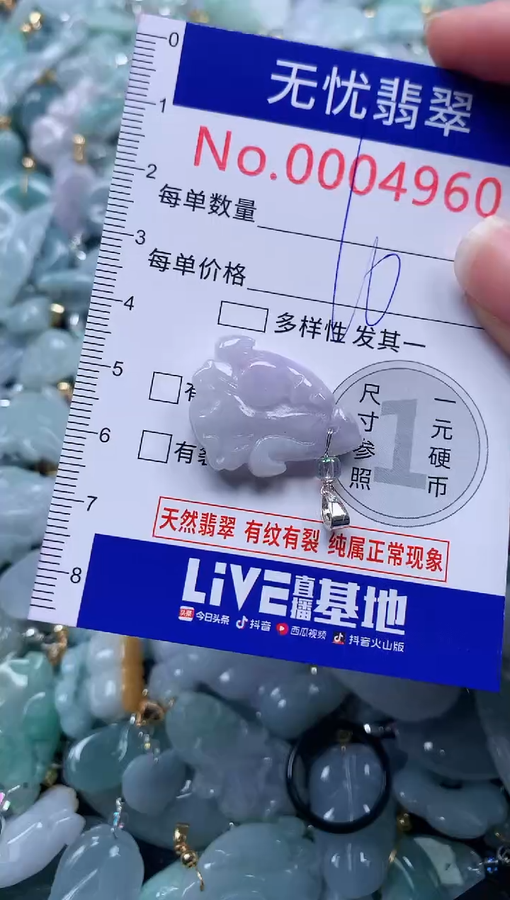 颈饰未镶嵌翡翠4960