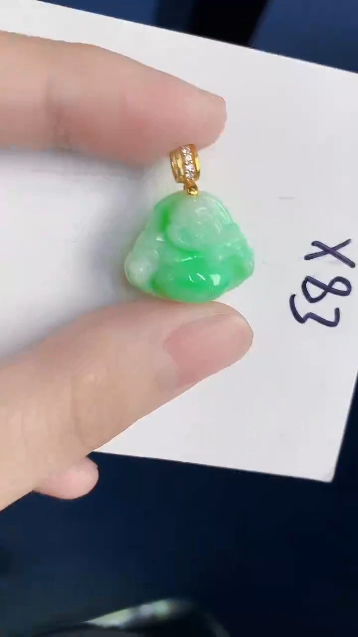 颈饰未镶嵌翡翠天然翡翠缅甸A货