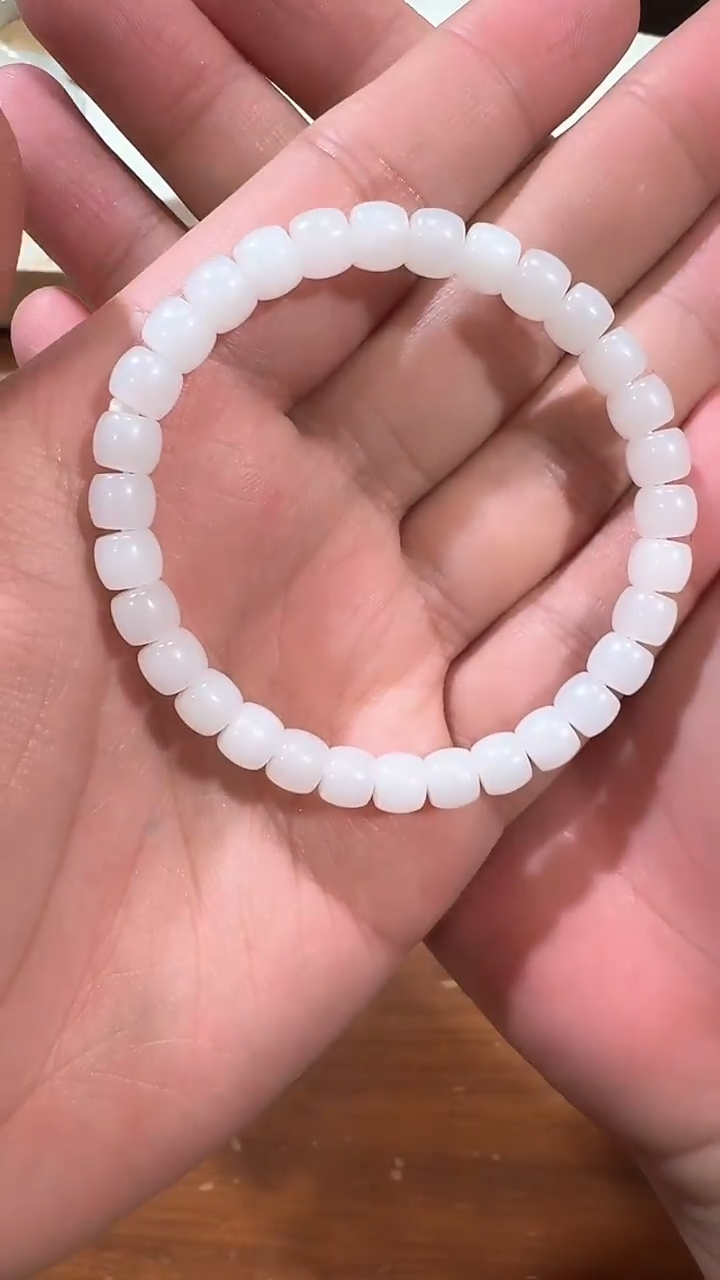 【闪购商品】和田玉手串未镶嵌0949  极限弧手串