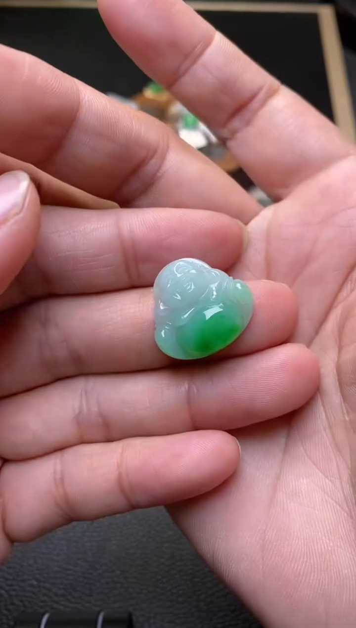 颈饰未镶嵌翡翠净货26756