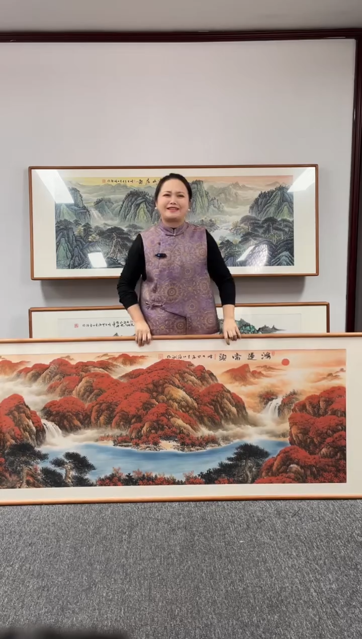 【闪购商品】国画鸿运当头210*80刘海斌老师